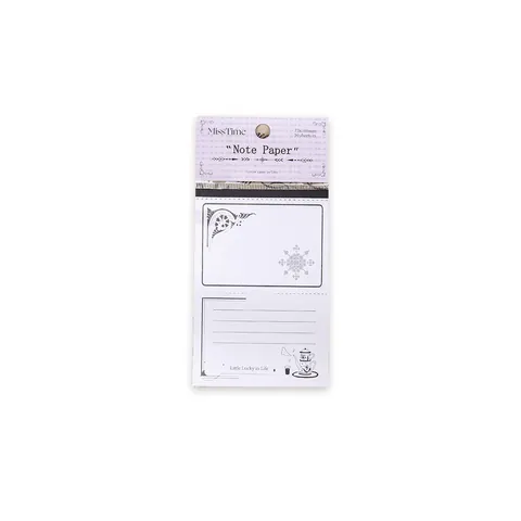 Bloc de Notas de Papel de Escritura Decorativo Minimalista Vintage Mensaje Tótem Botánico Arte de Línea Nota para DIY Scrapbooking Diario Manual