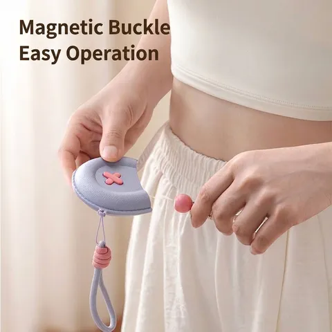 Metro a Nastro per il Corpo Portatile a Forma di Borsellino Righello Morbido Retrattile Automatico di Alta Precisione Fitness con Fibbia Magnetica