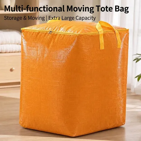 Large Capacity Moving Packing Bags PEVA Waterproof Wear Resistant Storage Bag For Clothes Quilts Dormitory Travel Handbag