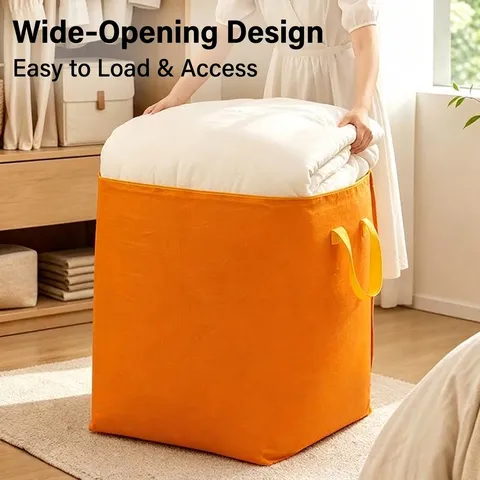 Large Capacity Moving Packing Bags PEVA Waterproof Wear Resistant Storage Bag For Clothes Quilts Dormitory Travel Handbag