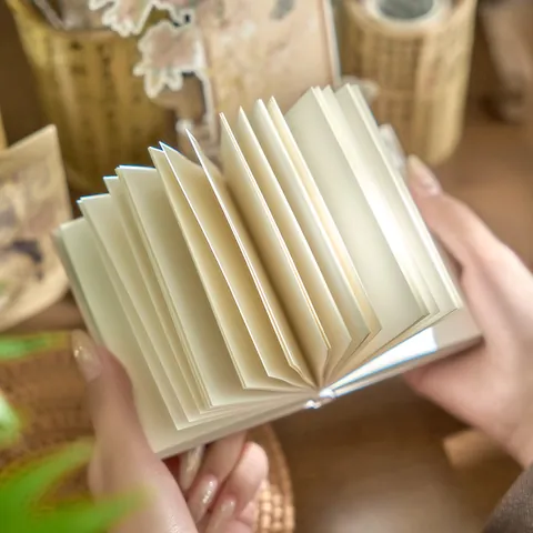 Cuaderno de bolsillo de tapa dura estilo chino vintage A7 Diario Agenda Tema de pintura de caligrafía clásica Bloc de notas Diario