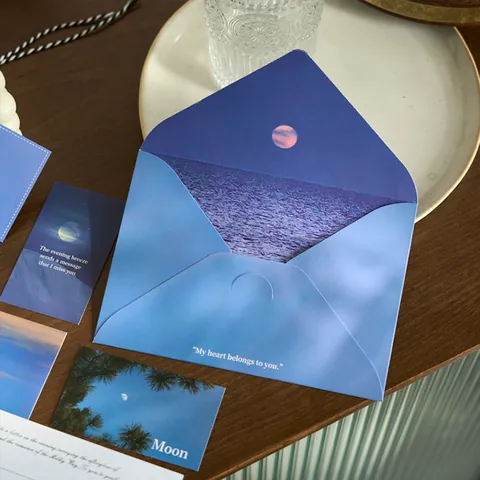 Landschaft Papier Umschlag Und Briefkopf Kollektion Ästhetik INS Stil Scrapbook Material Künstlerische Schreibwaren Kit Für Studenten Geschenk