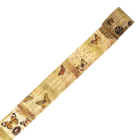 Vintage Floral Πεταλούδα Washi Ταινία Ρετρό Αισθητική Φυτό Προμήθειες Για Scrapbooking DIY Διακοσμητική Αυτοκόλλητη Χάρτινη Ταινία