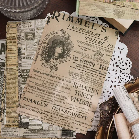 Carta da Scrapbooking Vintage Scrivibile Lettera Decorativa Sfondo Materiale Carta Confezione Arte Artigianato Diario Abbellimento