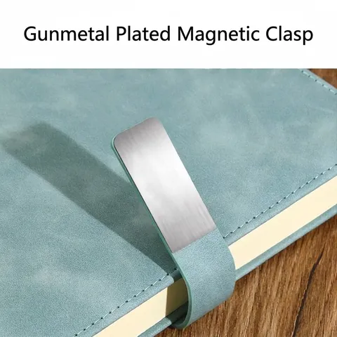 A5 Zakelijk Notitieboek PU Leren Omslag Magnetische Gesp Verdikt Dagboek Kantoor Vergadering Record Boek 240 Pagina's
