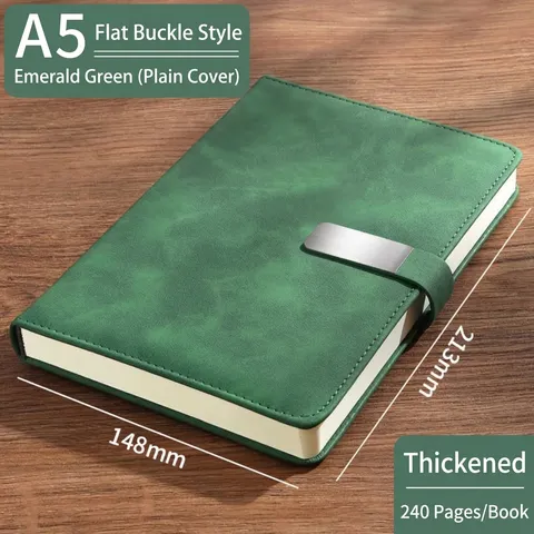 Taccuino Business A5 B5 in Pelle PU Con Fibbia Magnetica Soft Touch Carta Dowling Ispessita Diario Cancelleria per Ufficio
