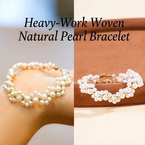 Elegant 5mm Freshwater Pearl Cluster Bracelet For Women 14K Gold-filled Cat Claw Beaded Bracelet New Chinese Fashion Jewelry Gift