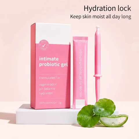Gel Probiótico de Cuidado Íntimo para Mujer Fórmula Suave Para Equilibrio Hidratación Eliminación de Olores Set de Bienestar Femenino