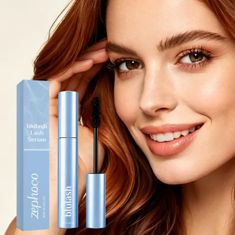 Zephoco Blau Mascara Wasserdicht Langanhaltend Schwung Wischfest Augen Make Up Für Damen Kosmetik Schönheitsprodukt Geschenk