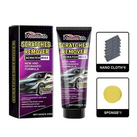 Auto Kras Reparatie Crème Kit Met Nano Doeken En Spons Automotive Lakverzorging Krasverwijderaar Voor Alle Auto's Onderhoud Polijstgereedschap