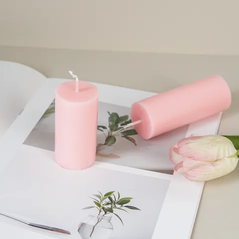 DIY Scented Candle Mold Integrated Cylindrical Design Simple Plastic Candle Making Mold Crafting Tool For Home Handmade Candle Craft