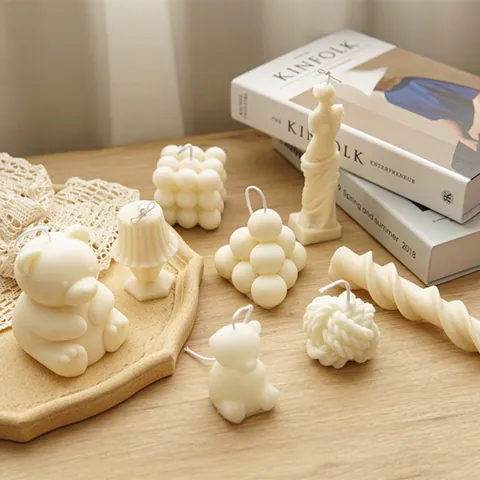3D Silicone Mold For Scented Candle DIY Handmade Plaster Craft Skull Bear Roman Column Apollo Goddess Venus Figurine Art Mold