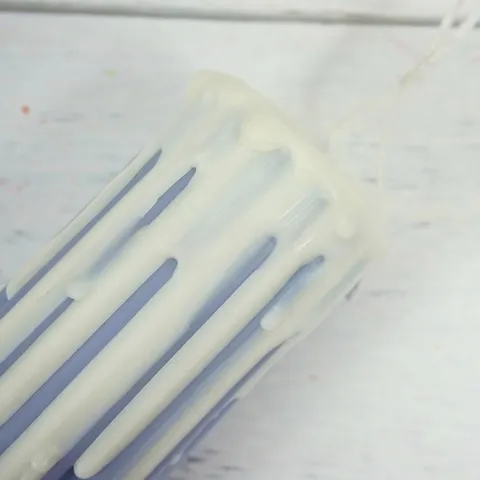 Stampo per Candele in Plastica Fai-da-Te Cilindrico a Costine con Texture a Strisce Verticali Strumento per Candele Profumate Decorazione Casa