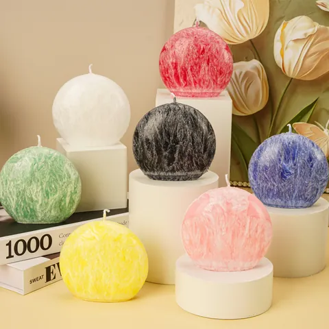 DIY Moon Shape Candle Mold PC Plastic Planet Design Aromatherapy Candle Making Mold For Home Ornament Decoration Handmade