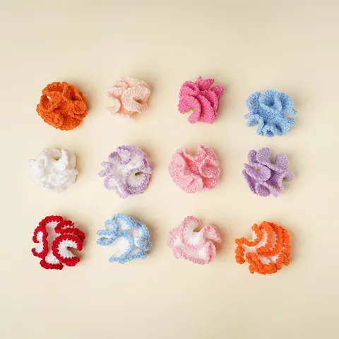 Handgemaakte Gehaakte Anjer Bloemhoofd Gebreide Kunstbloem Stems Materiaal Gezellig Huisdecoratie Cadeau Voor Moederdag