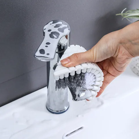 Flexible Cleaning Brush Bendable Multi-joint Scrub Brush For Kitchen Sink Bathroom Tile Floor Fruit Vegetable Household Tool