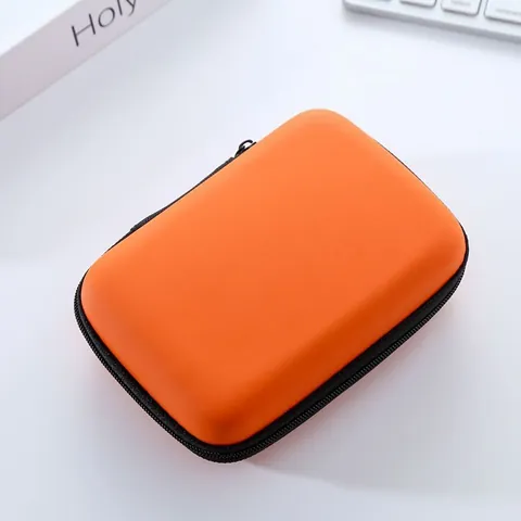 Shockproof EVA Hard Shell Hard Drive Case Multifunctional Digital Storage Bag For Mobile External Disk Cable Travel Storage Organizer