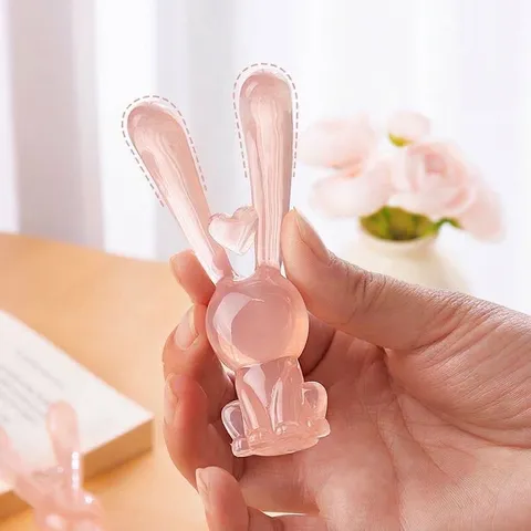 Masajeador Facial Manual Creativo con Forma de Conejo para Levantamiento de Nariz y Firmeza de la Piel Decoración de Escritorio Material PP Herramienta de SPA Facial Regalo