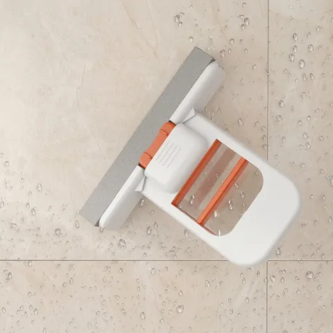Portable Mini Foldable Mop Hand-Wash Free Small Sponge Cleaning Mop For Desktop Bathroom Kitchen Mirror Floor Surface Use