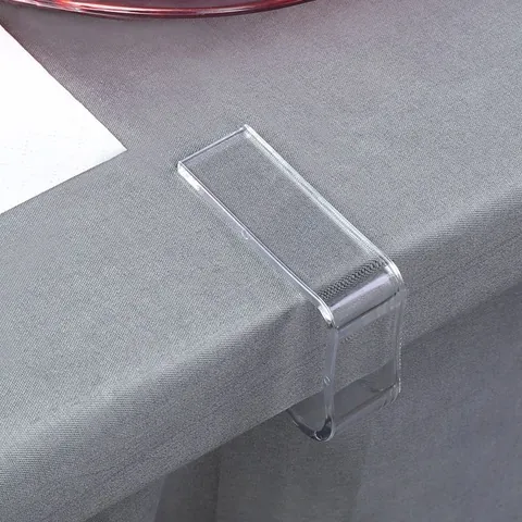 Clips para Mantel de Plástico Transparente Antideslizantes Soporte para Mantel de Mesa de Comedor Mesa de Centro Decoración