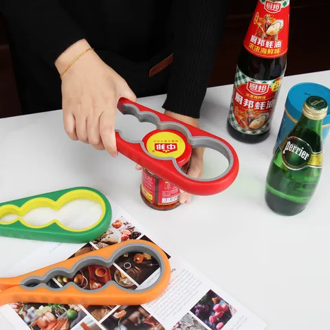 Multi Functional Manual Jar Opener Anti Slip Gripper Kitchen Lid Remover Tool For Weak Hands Various Sizes Home Essentials