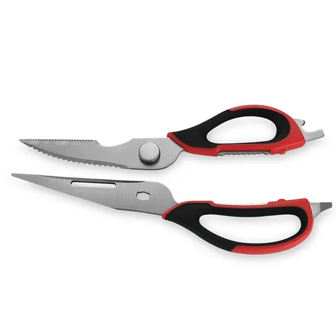 Multipurpose Stainless Steel Kitchen Scissors Detachable Magnetic Sheath Heavy Duty Chicken Bone Shears Food Cutters