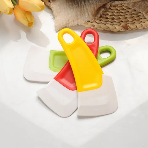 Raschietto da Cucina in Silicone Multiuso Padella Ciotola Piatto Pulizia Macchie d'Olio Con Impugnatura Ergonomica Foro per Appenderlo