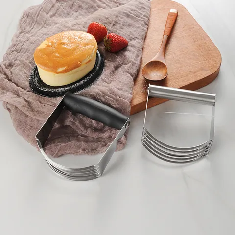 Stainless Steel Pastry Blender Dough Mixer Professional Five Blades Baking Tool For Butter Flour Mixing Mashing Kitchen Tool