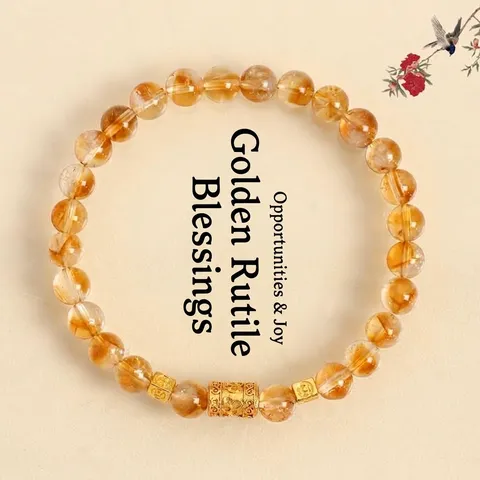 Neues Chinesisches Naturkristall Perlenarmband Für Damen Handgefertigtes Tigerauge Citrin Rosenquarz Reichtum Heilstein Armband