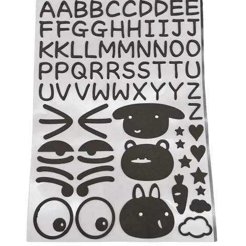 DIY Dibujos Animados Alfabeto Inglés Pegatinas de Espuma EVA 3D Pegatinas de Letras Autoadhesivas Para Niños Scrapbooking Artesanía Decoración
