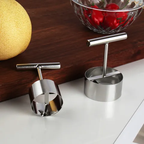304 Stainless Steel Fruit Corer Manual Apple Pear Core Remover Pit Extractor With T Handle Easy Use Kitchen Tools