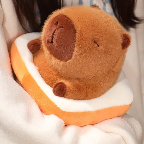 Creatieve Capibara Knuffel Met Cartoon Zwemband Zacht Pluche Dier Waterzwijn Pop Decoratief Kussen Voor Meisjes Verjaardagscadeau