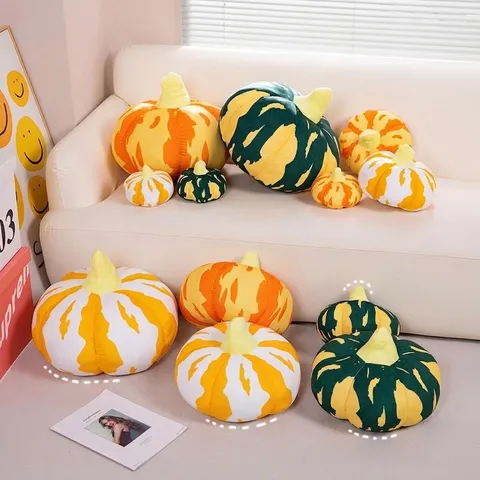 Weiches Halloween Kürbis Zierkissen Plüsch Kürbis Kissen Für Sofa Büro Stuhl Dekoration Festliches Dekokissen Für Zuhause