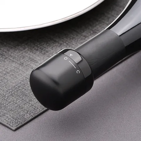 Mini Wijnstop Champagnesealer Draaisluiting Vacuüm Vershoudende Flesstop Barware Keukenaccessoires