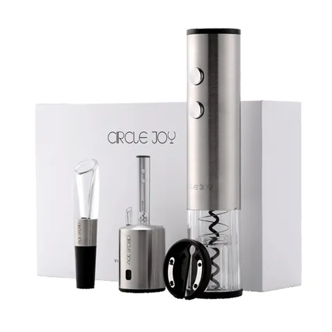 Circle Joy Automatic Electric Wine Opener Multifunctional Wine Accessories For Home Banquet Party Gift For Wine Lovers