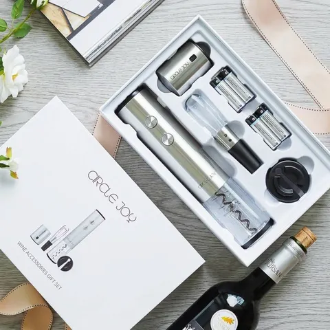 Circle Joy Automatic Electric Wine Opener Multifunctional Wine Accessories For Home Banquet Party Gift For Wine Lovers