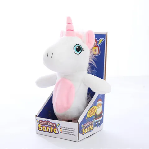 Elektrisches Gehendes Sprechendes Singendes Einhorn Plüschtier Interaktive Elektronische Tierpuppe Niedliches Stofftier Geschenk Für Kinder