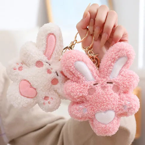 Niedliches Plüsch Hase Kissen Herz Muster Stofftier Geld Hase Weiches Kissen Für Mädchen Schlaf Geburtstagsgeschenk