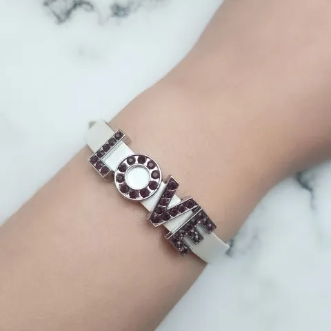 Dijes Deslizantes de Letras del Alfabeto de Aleación con Diamantes de Imitación para Hacer Joyas DIY Accesorios Personalizados para Pulseras y Llaveros