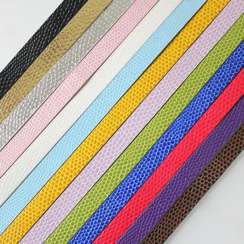 Cordon Sangle en Cuir PU Peau de Serpent Pour Bracelet Bricolage Chaîne Téléphone Porte-Clés Décoration Motif Géométrique Bande Artisanale Composant Bijoux Accessoire