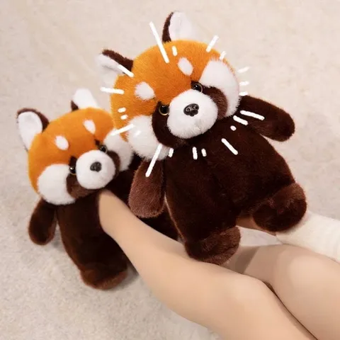 Cute Animal Parent-Child Plush Slippers Cartoon Fox Raccoon Elephant Otter Home Indoor Warm Non-Slip Soft Cotton Shoes For Family