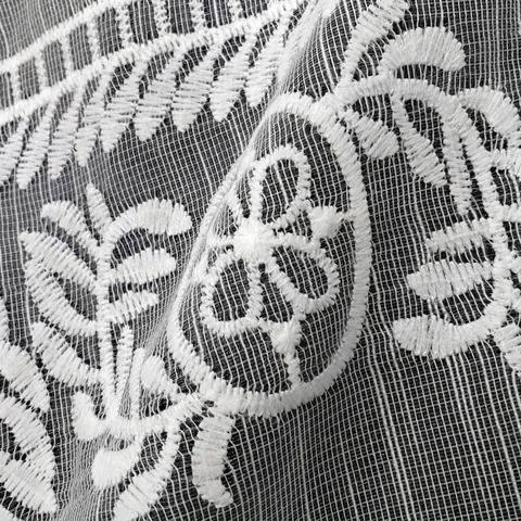 Milk Silk Water Soluble Lace Embroidery Fabric Floral Pattern Polyester Decorative Cloth For Wedding Dress Stage Costume DIY Craft