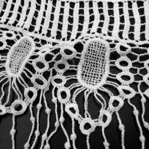Sexy Cotton Hollow Out Lace Vest Women Sleeveless Embroidered Tassel Tank Top Crochet Beach Bikini Cover Up
