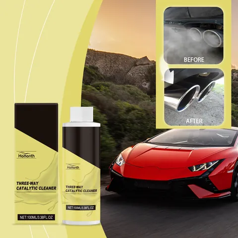 Homonth Car Engine Three-Way Catalytic Converter Cleaner Carbon Deposit Remover Fuel System Cleaning Solvent Additive