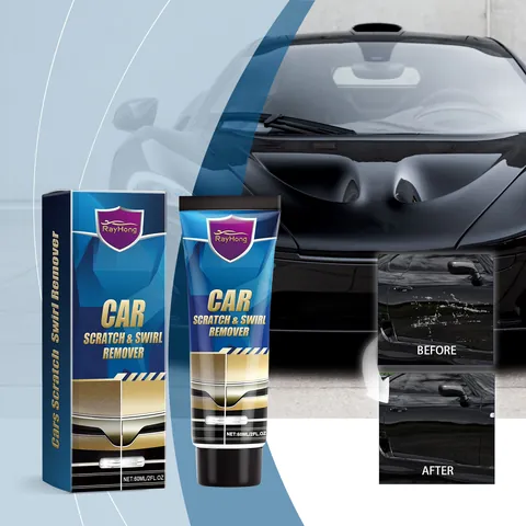 Rayhong Auto Krassen En Swirl Verwijderaar Pasta Autolak Verzorging Polijstvloeistof Lakreparatie Crème Compound Met Spons Set
