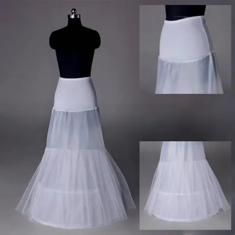 Jupon Long Réglable Pour Robe De Mariée Lolita Sous-Jupe Mesh Multi Couches Coupe A-Line Support Jupe Bouffante Blanc