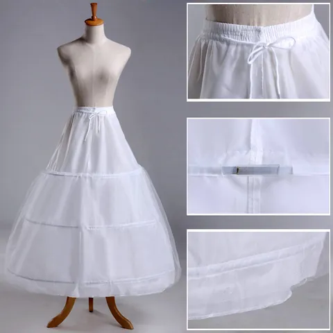 Canicán para Vestido de Novia Blanco Crinolina de Aros para Vestido de Novia Princesa Falda de Tul Soporte Voluminoso