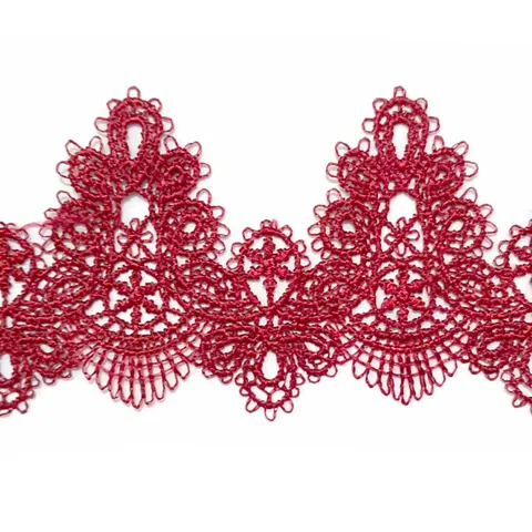 Stereoscopic Hollow Water Soluble Lace Trim DIY Embroidery Floral Apparel Sewing Fabric Accessory Decorative Lace Ribbon