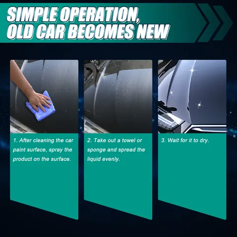 Nano Car Coating Spray Quick Care High Protection Top Shine Polish Paint Hydrophobic Liquid Agent Anti-scratch Protective Sealer
