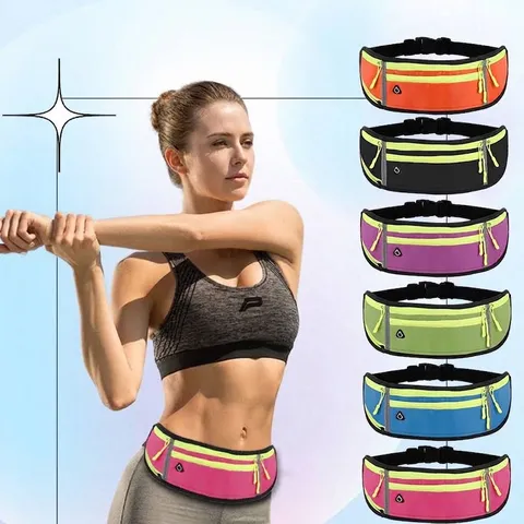 Wasserdichte Lauf-Gürteltasche Für Herren Damen Sport Fitness Marathon Verstellbare Reflektierende Hüfttasche Mit Kopfhörerloch